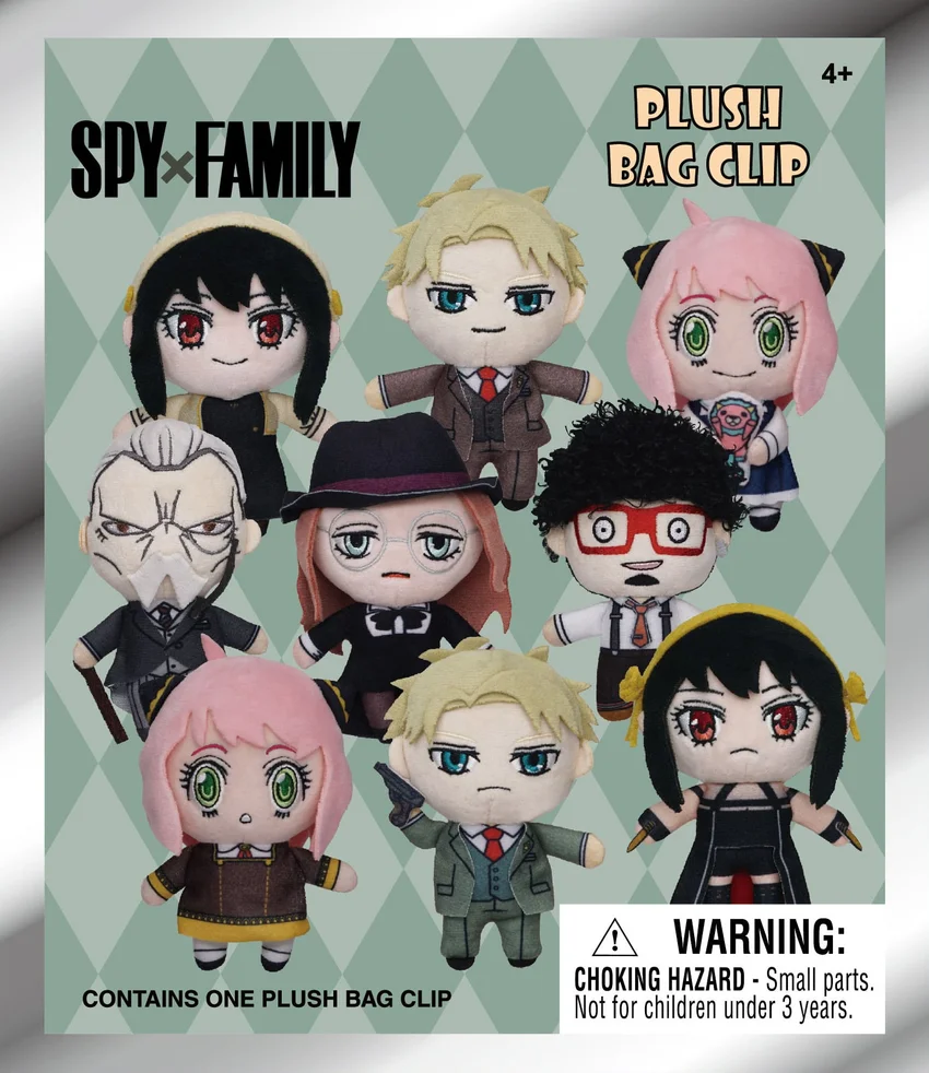 SPY X FAMILY - Plush Blind Bag Clip - 1 Unidade Aleatória